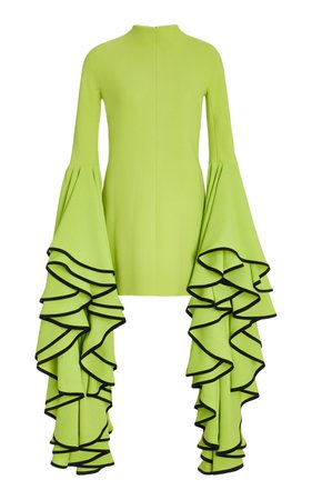 Bi-Stretch Crepe Exaggerated Sleeve Dress By Proenza Schouler | Moda Operandi