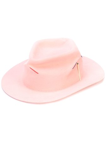 Pink Nick Fouquet Fedora Hat | Farfetch.com