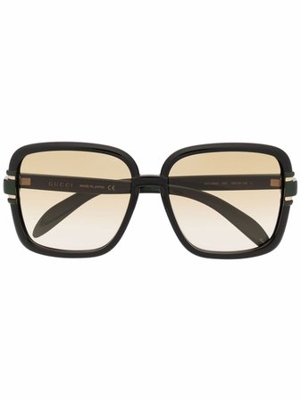 Gucci Eyewear oversized-frame sunglasses - FARFETCH