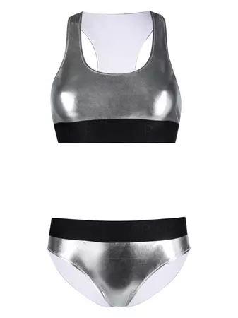 Dolce & Gabbana metallic-effect Bikini - Farfetch