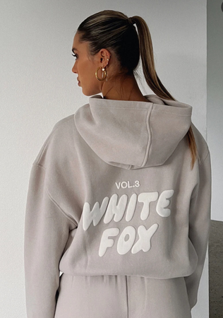 white fox hoodie