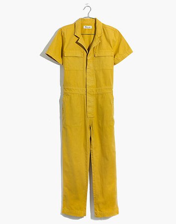 Women's Short-Sleeve Coverall Jumpsuit | Madewell