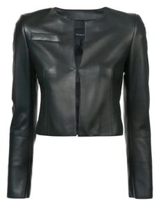 $3,990 Akris Cropped Fitted Jacket