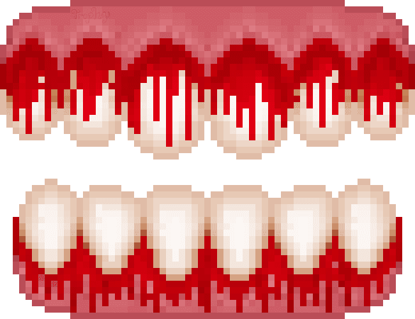 Bloody Teeth by Trupokemon on DeviantArt