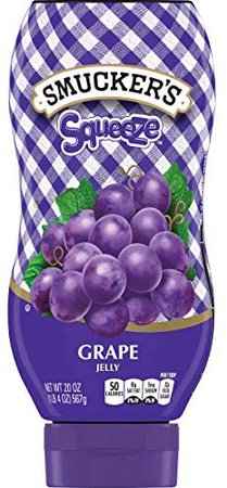 Amazon.com : Smucker's Squeeze Jelly, Grape, 20 oz : Grocery & Gourmet Food