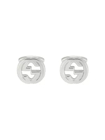 Gucci Interlocking G cufflinks in silver $315 - Shop SS19 Online - Fast Delivery, Price