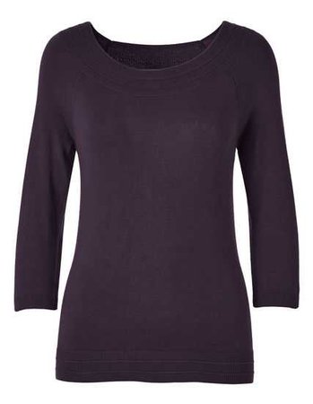 Purple Pullover Sweater | Cleo