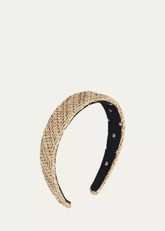 Lele Sadoughi Shimmer Knotted Headband - Bergdorf Goodman