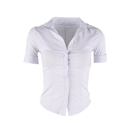 Houzhou Sexy Slim Basic White Shirt Women Tunics Vintage Cute Korean Style Long Sleeve School Shirt Girls Casaul Jk Uniform Tops - Women Shirt - AliExpress