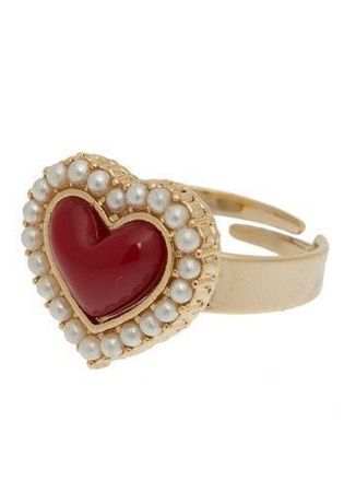 red heart ring