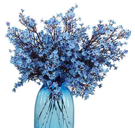 baby blue flower arrangement at DuckDuckGo