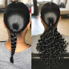 slick back ponytail black girl - Google Search