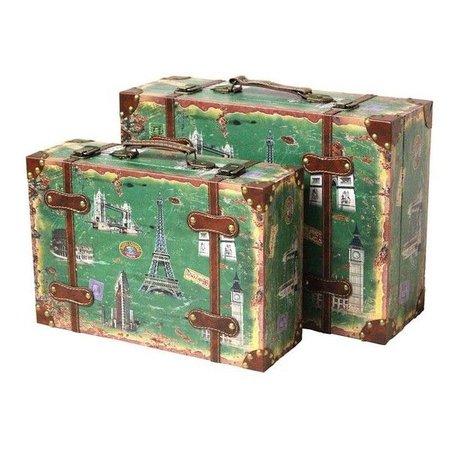 Vintage Style European Luggage Suitcase