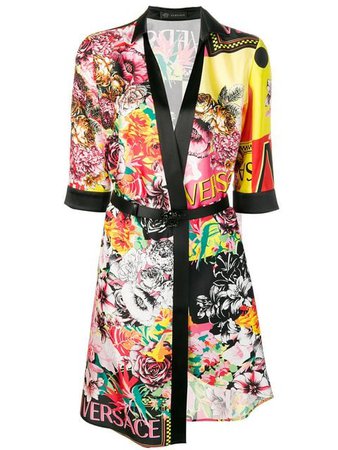 Versace Floralmania print silk dress $2,275 - Shop SS19 Online - Fast Delivery, Price