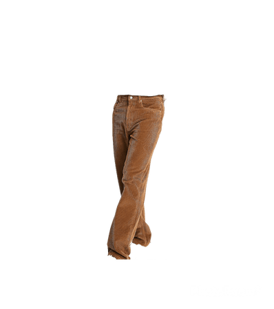 ASOS DESIGN corduroy straight leg jeans in brown