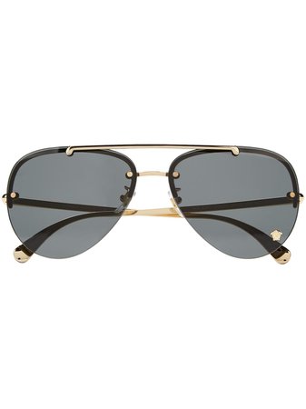 Versace Eyewear Medusa Glam aviator-frame Sunglasses - Farfetch