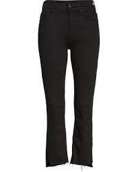 mother crop step jeans black - Google Search