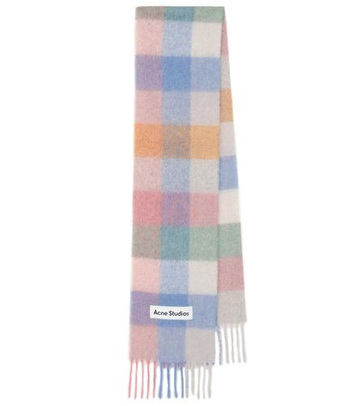 Acne Studios - Checked alpaca wool-blend scarf