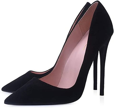 Amazon.com | Elisabet Tang High Heels, Women Pumps Pointed Toe Stilettos 4.7 inch/12cm Sexy Heels Party Shoes BKK 9 | Pumps