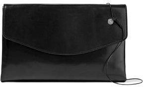 Glossed-leather Clutch