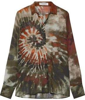 Tie-dyed Cotton-voile Shirt