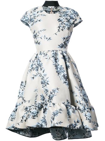 Fendi Short-sleeve Floral Dress $2,520 - Buy SS18 Online - Fast Global Delivery, Price