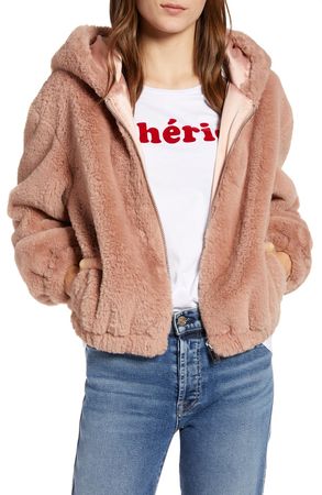 French Connection Arabella Faux Shearling Jacket | Nordstrom