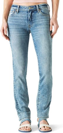 Lucky Brand Women's Mid Rise Sweet Straight Jeans at Amazon Women's Jeans store