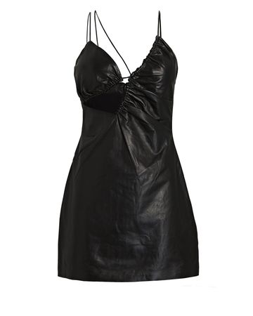 LAMARQUE Nadia Cut-Out Mini Dress In Black | INTERMIX®