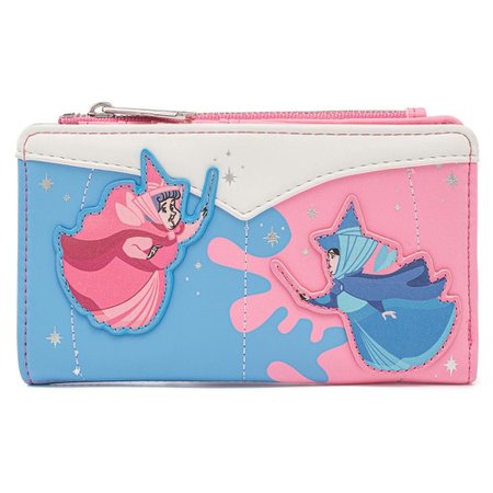 Exclusive - Disney Sleeping Beauty Fairy Godmothers Flap Wallet – Loungefly.com