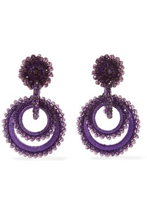 Bibi Marini | Mini Sundrop bead and silk earrings | NET-A-PORTER.COM