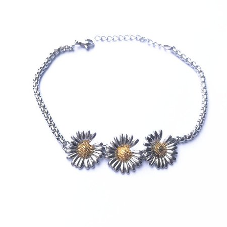 G Dragon Kpop Three Daisy Design Bracelets Peaceminusone Women Jewelry Peaceminusone Unisex Accessories|Chain & Link Bracelets| - AliExpress