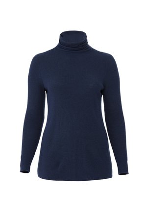 Navy Aso Ribbed Turtleneck by Universal Standard for $30 | Rent the Runway