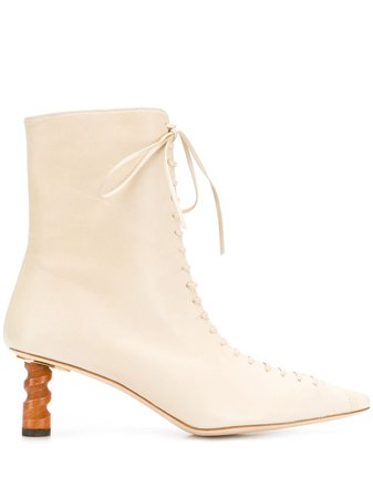 Rejina Pyo Structured Heel Ankle Boots Ss20 | Farfetch.com