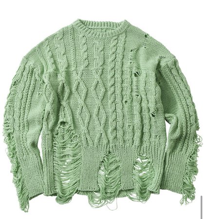 KYE - Destroyed Knit Sweater
