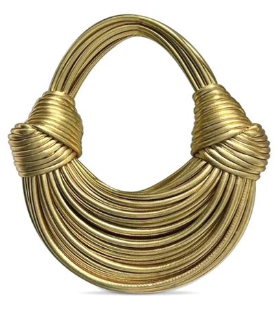 gold knot bag