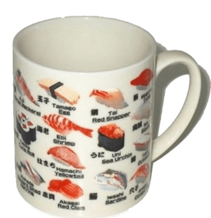 sushi mug