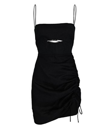 RUMER Bronte Ruched Mini Dress | INTERMIX®