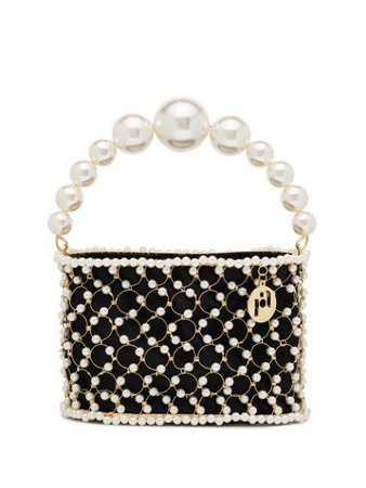 Shop Rosantica Holli Siviglia pearl-embellished mini bag with Express Delivery - FARFETCH