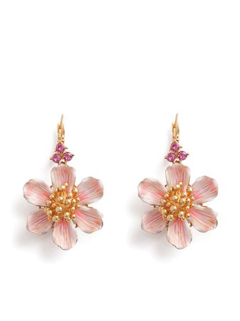 Dolce & Gabbana flower drop earrings
