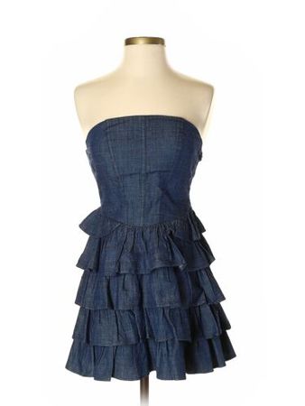 NWT Romeo & Juliet Couture Women Blue Casual Dress S | eBay