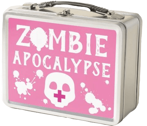 Pink Zombie Apocalypse Lunch Box