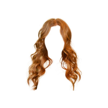 ginger wavy hair