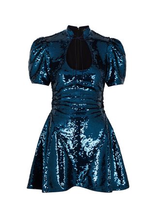 DE LA VALI Broadway sequin-embellished mini dress | Harvey Nichols