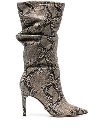 Vicenza snakeskin-effect Leather Boots - Farfetch