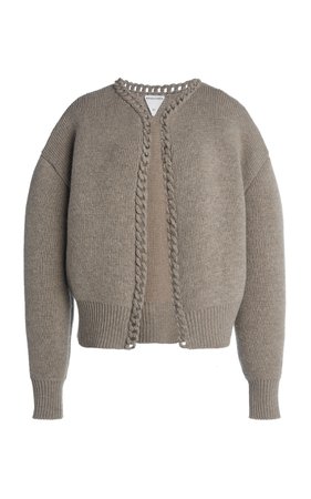 Chain-Detailed Wool Cardigan By Bottega Veneta | Moda Operandi
