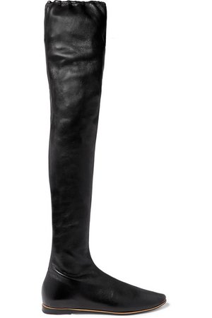 Bottega Veneta | Leather over-the-knee boots | NET-A-PORTER.COM