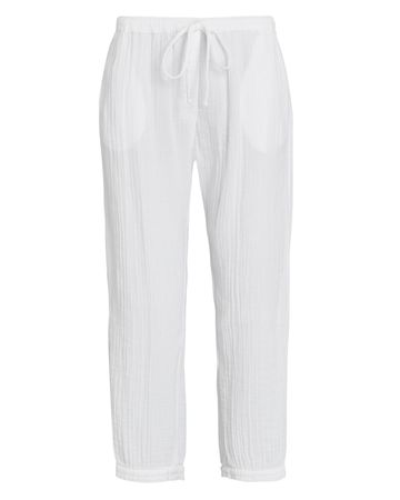 XíRENA Jak Cropped Cotton Gauze Pants | INTERMIX®