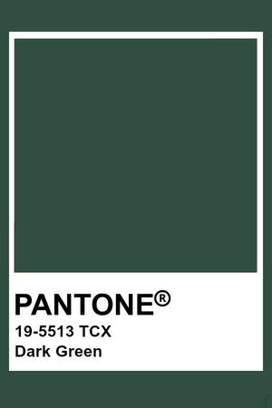 Pantone: Dark Green