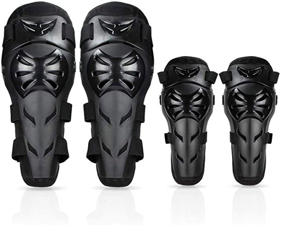 Amazon.com: GuTe Knee Pads Elbow Pads 4Pcs - 2 in 1 Protective Elbow Guard/Knee and Shin Guards, Motorcycle Gear Set with Adjustable Knee Cap Pads Protector for Motocross ATV Skating: Automotive